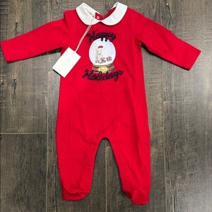 Gucci Red Holiday Kids One Piece